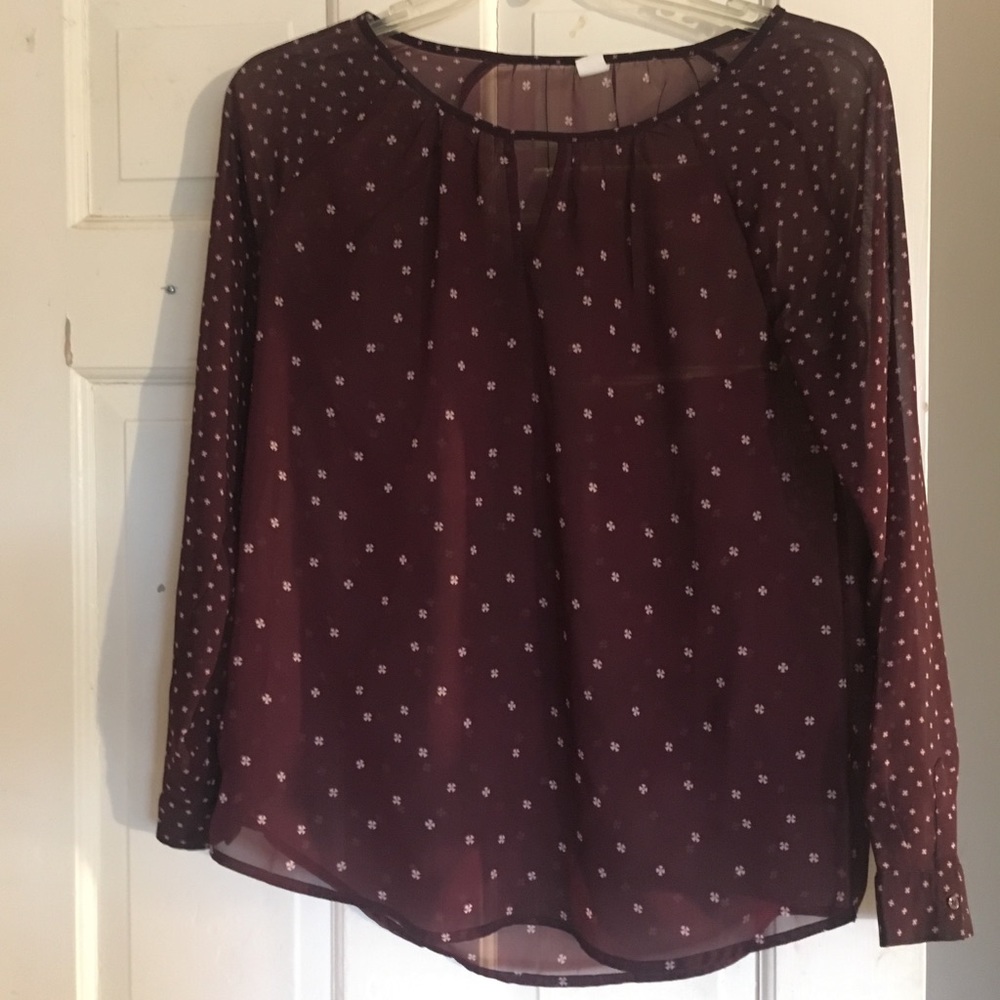 *3 for $15* Floral Sheer Old Navy Top